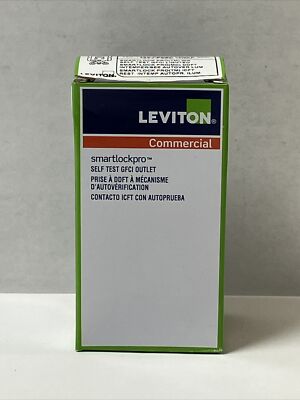 Leviton GFCI Weather-Resistant Outlet, 15 Amp, Self Test, Tamper-Resistant