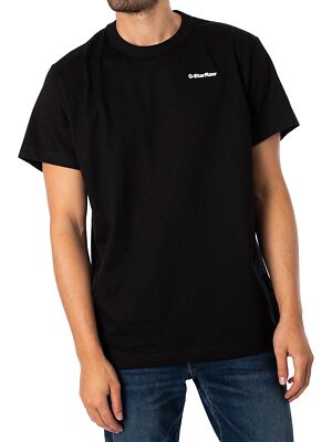 

Мужская свободная футболка G-Star RAW, черная, Черный, D23822-4561-6484