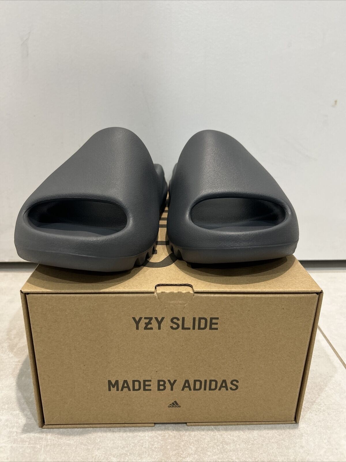 Adidas Yeezy Slide Slate Grey Boost Men's IN HAND FAST SHIP Adidas Yeezy Slide Slate Grey Boost Men's IN HAND FAST SHIP