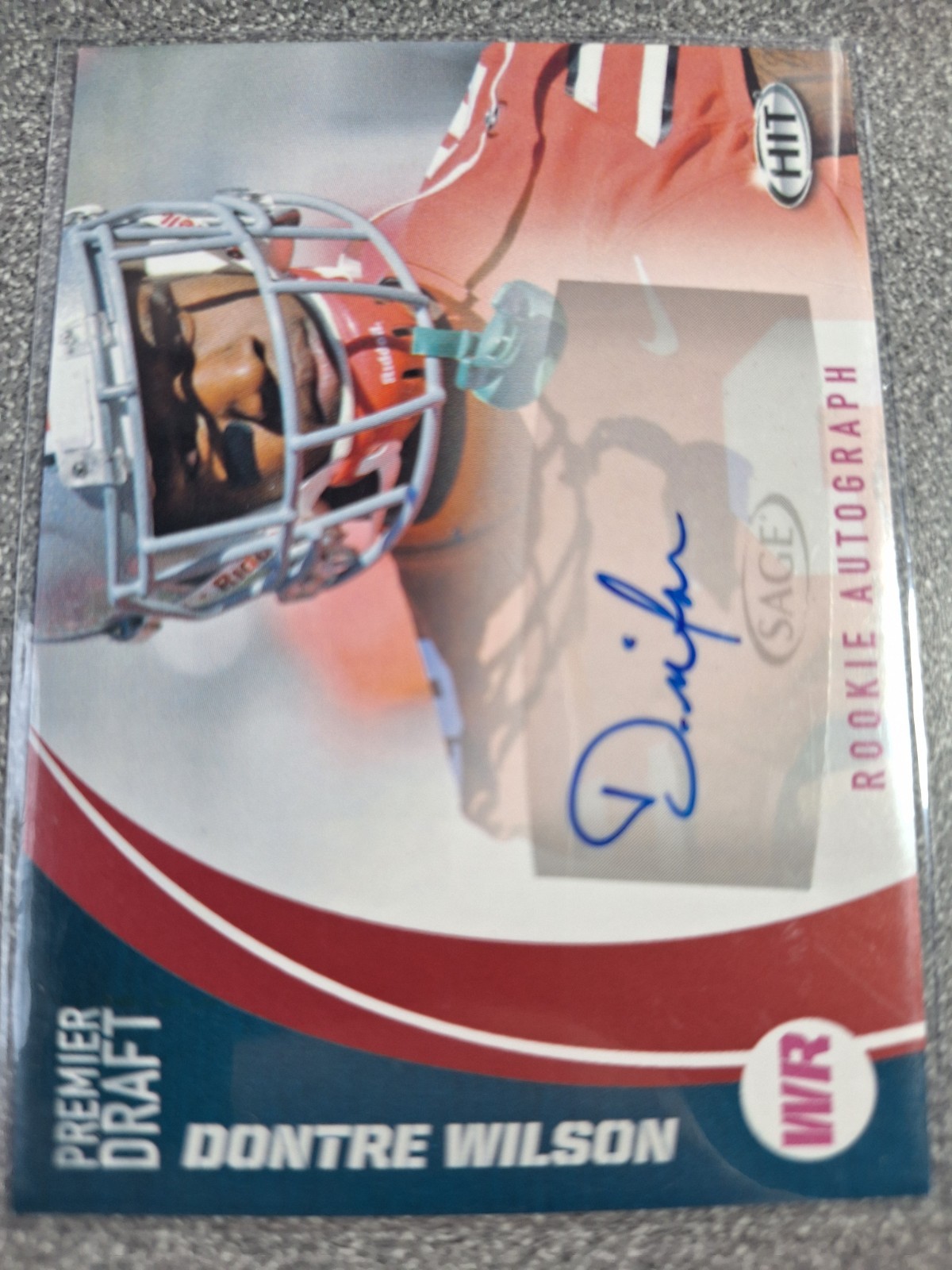 Dontre Wilson #A35 2017 SAGE ROOKIE AUTOGRAPHED AC100