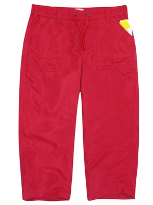 Milla, sizes s - xl red cargo cropped trousers