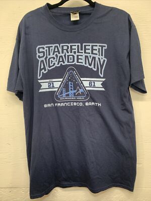 Star Trek Starfleet Academy Earth Licensed fruit of the loom SZ.L T-Shirt