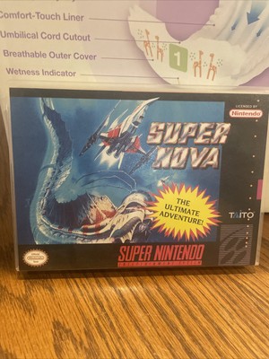 Super Nova Nintendo Snes - Custom Hard Case Box NO GAME