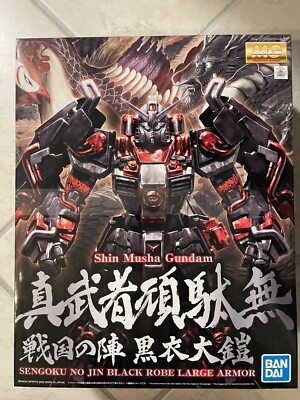 PREMIUM BANDAI MG 1/100 SHIN MUSHA GUNDAM SENGOKU NO JIN BLACK ROBE LARGE ARMOR