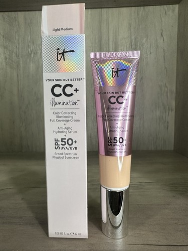 It Cosmetics CC+ Illumination Cream Shade LIGHT MEDIUM - Full Size NEW | eBay It Cosmetics CC+ Illumination Cream Shade LIGHT MEDIUM - Full Size NEW | eBay