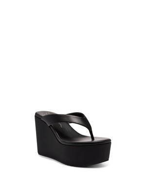 

JESSICA SIMPSON Женские черные босоножки Stilla на открытой танкетке на платформе 2 дюйма, 11 м, Черный, JS-STILLA