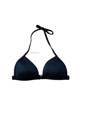 Venus Black Push Up Enhancer Triangle Bikini Top Medium B 32C 34B 36A
