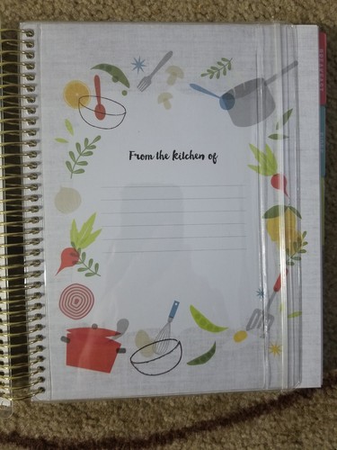 Recollections Creative Year Recipe Planner Cooking Meal Planning - Brand New