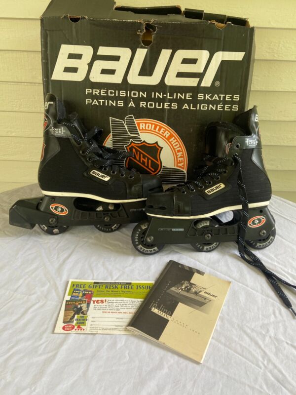 Youth Size 5 D BAUER H3 Off Ice NHL Hockey Inline Roller Blades Skates CANADA