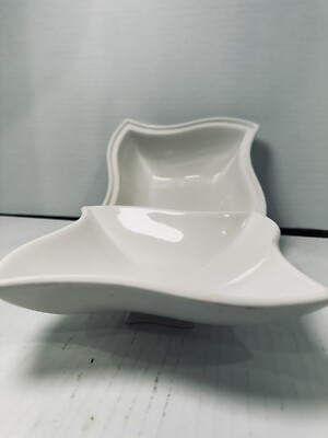 White Covered Vegetable, Meat Porcelin Dish