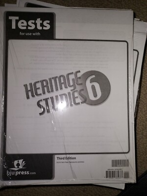 Heritage Studies 6 Test Packet 3rd Ed - NEW