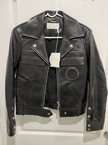 ジャケット Chloe Black glossy cotton canvas jacket ジャケット Chloe Black glossy cotton canvas jacket Chloé