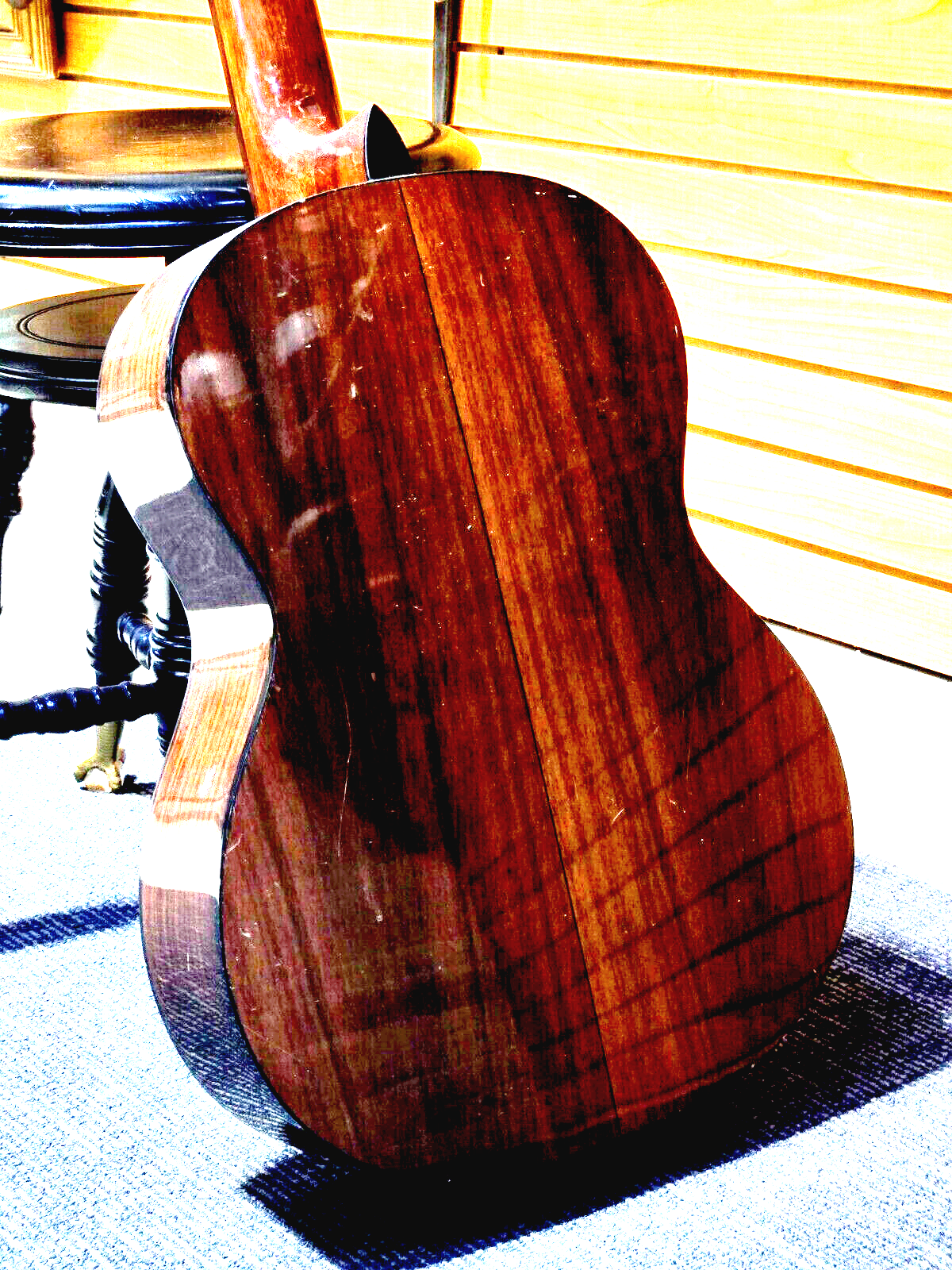 Takamine G-128 S Classical Guitar, NICE Exotic Coral