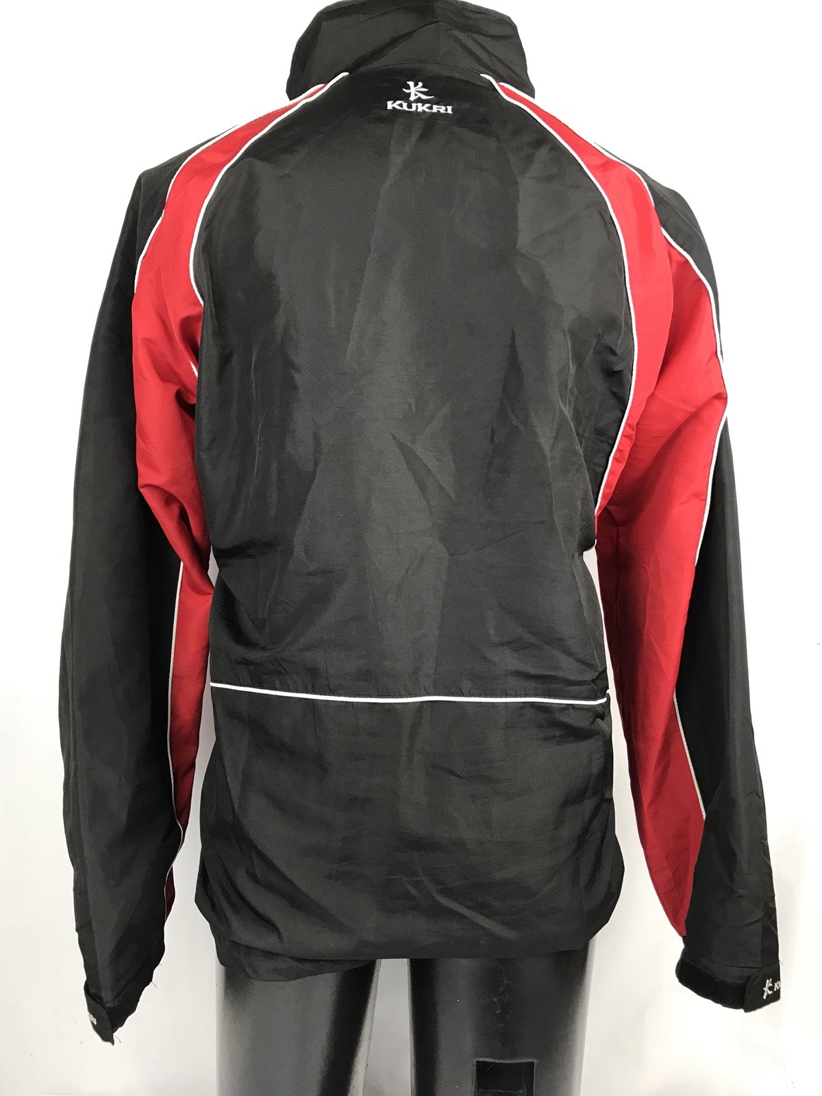 Counties Manukau Steelers Rugby Football Full Zip Jacket 2XL Black Red
