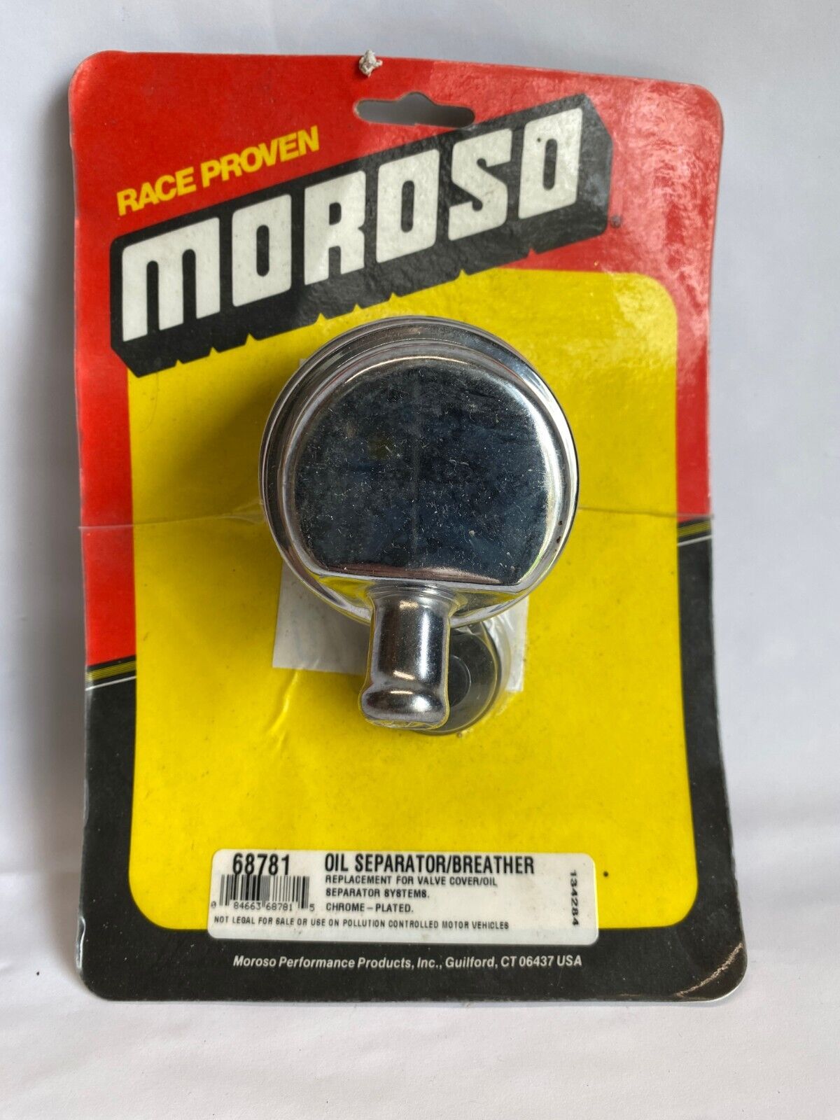 Moroso Chrome Oil Sep. Breather Moroso Chrome Oil Sep. Breather