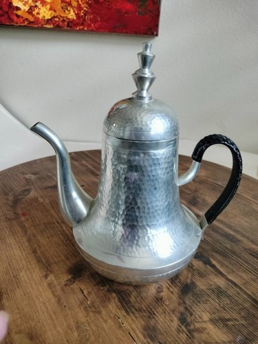 Banka Tin Indonesia Hammered Pewter Vintage 10