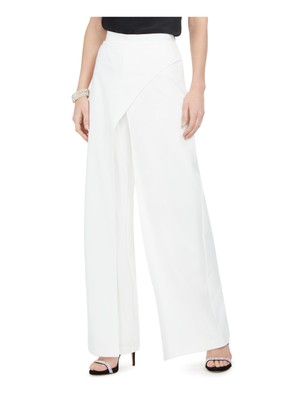 

ADRIANNA PAPELL Женские вечерние широкие брюки стрейч цвета слоновой кости Petites, Цвет слоновой кости, AP1E207343