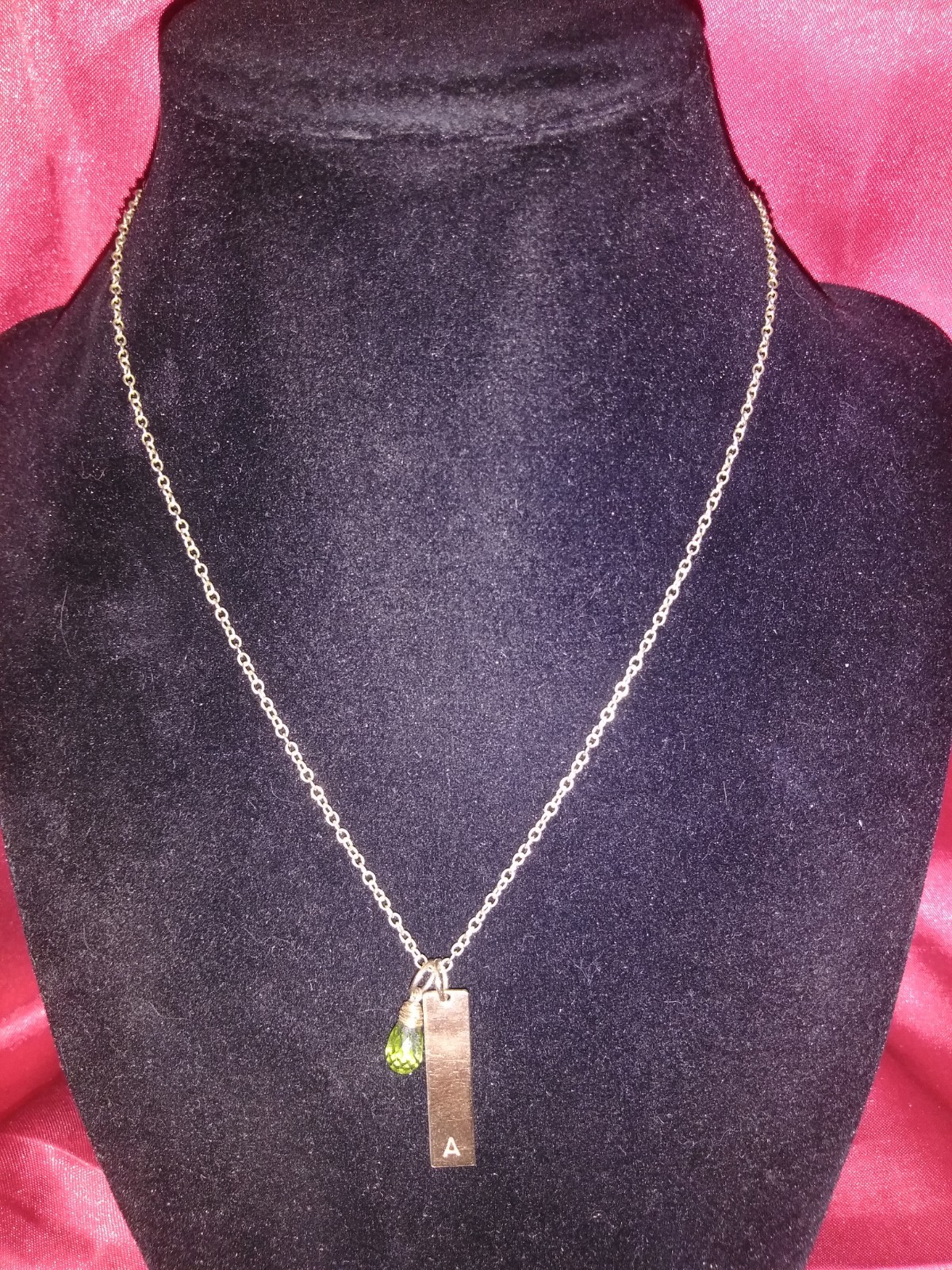 Gold Over Sterling Silver Initial 