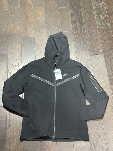 Pre-owned Nike Sportswear Tech Fleece Full-zip Hoodie And Paint Full Set In Black