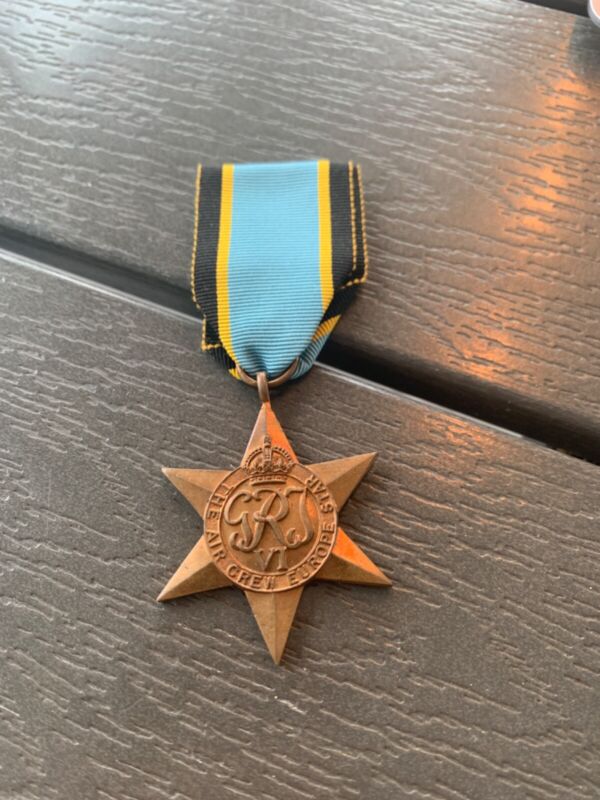 WW2 Canada British Air Crew Europe Star Medal Authentic Original