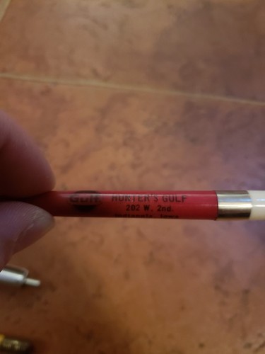 LOT OF 12 VINTAGE ADVERTISING NOVELTY  PENCIL CARPENTER IOWA GULF LUMBER IRON