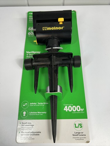 Melnor MiniMax Turbo Drive Oscillating Sprinkler 4000 ft Coverage