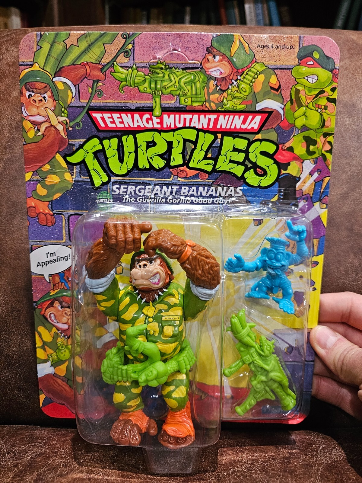 1991 Playmates Teenage Mutant Ninja Turtle Sergeant Bananas 1991 Playmates Teenage Mutant Ninja Turtle Sergeant Bananas