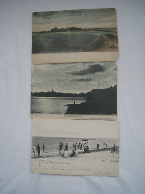 3 1906-38 BRANT ROCK, BRANT PT., BRANDT ISLAND MA PHOTO POSTCARDS 1906  THE BEAC