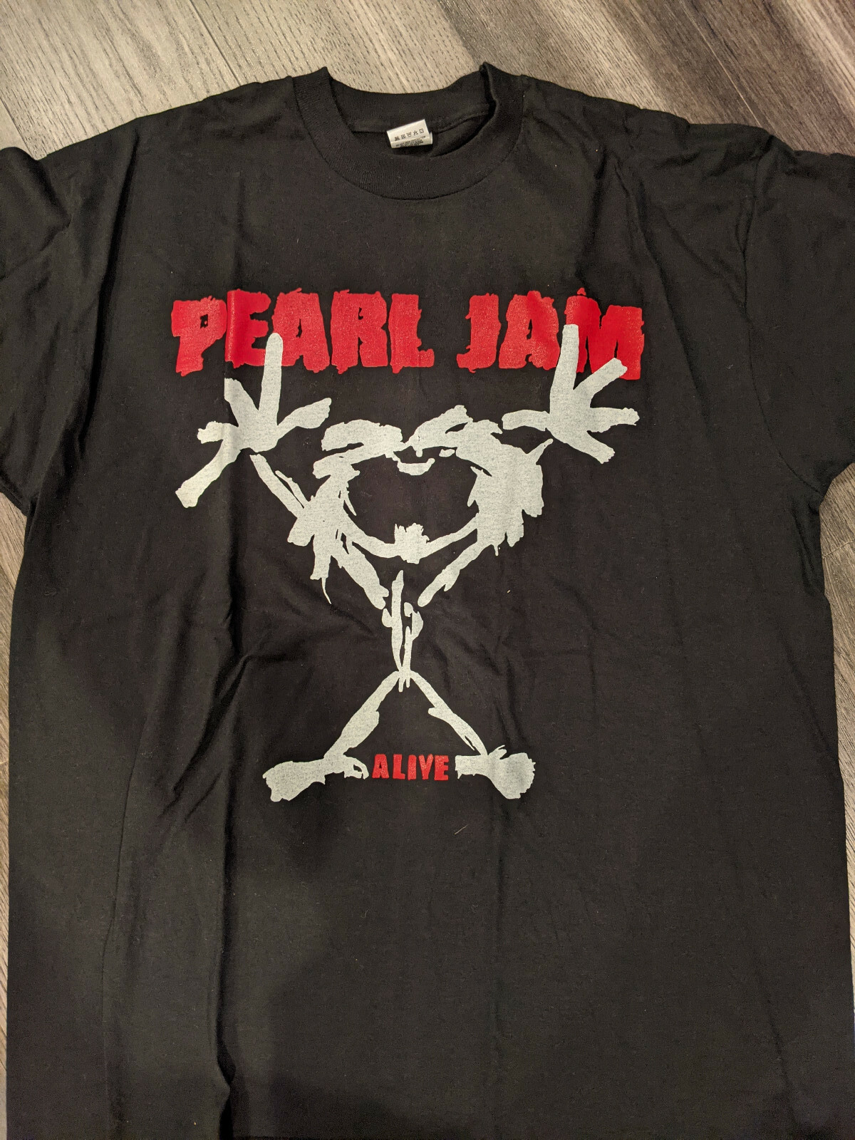PEARL JAM ALIVE Tシャツ Mサイズ Amazon.com: Pearl Jam Stick Man Logo Alive Men's T-Shirt (S