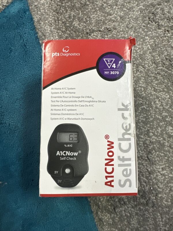 A1C Now Diabetes Management HbA1c Test 4 Tests 3070 Self Check New Expired