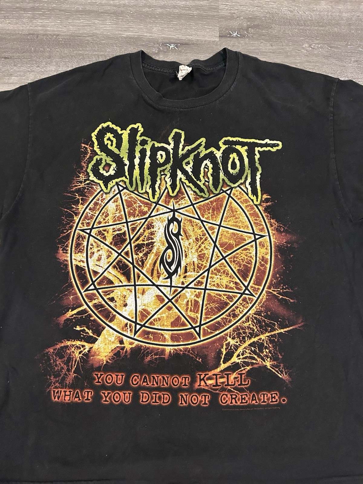 Vintage Slipknot 2013 You Cannot Kill Rock What You Did Not Create Shirt XL