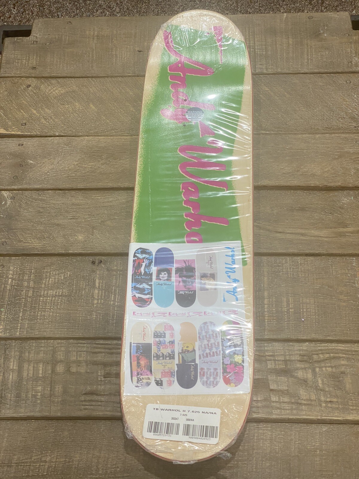 AlienWorkshop Andy Warhol Tyler 7.625-