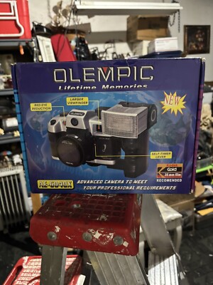 Olempic Advanced Camera Model AE-6040X Focus Free 35mm Brand New Vintage Rare