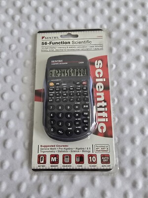 Sentry CA656 Scientific Calculator 10 Digit Decimal & Hexadecimal Octal New Math