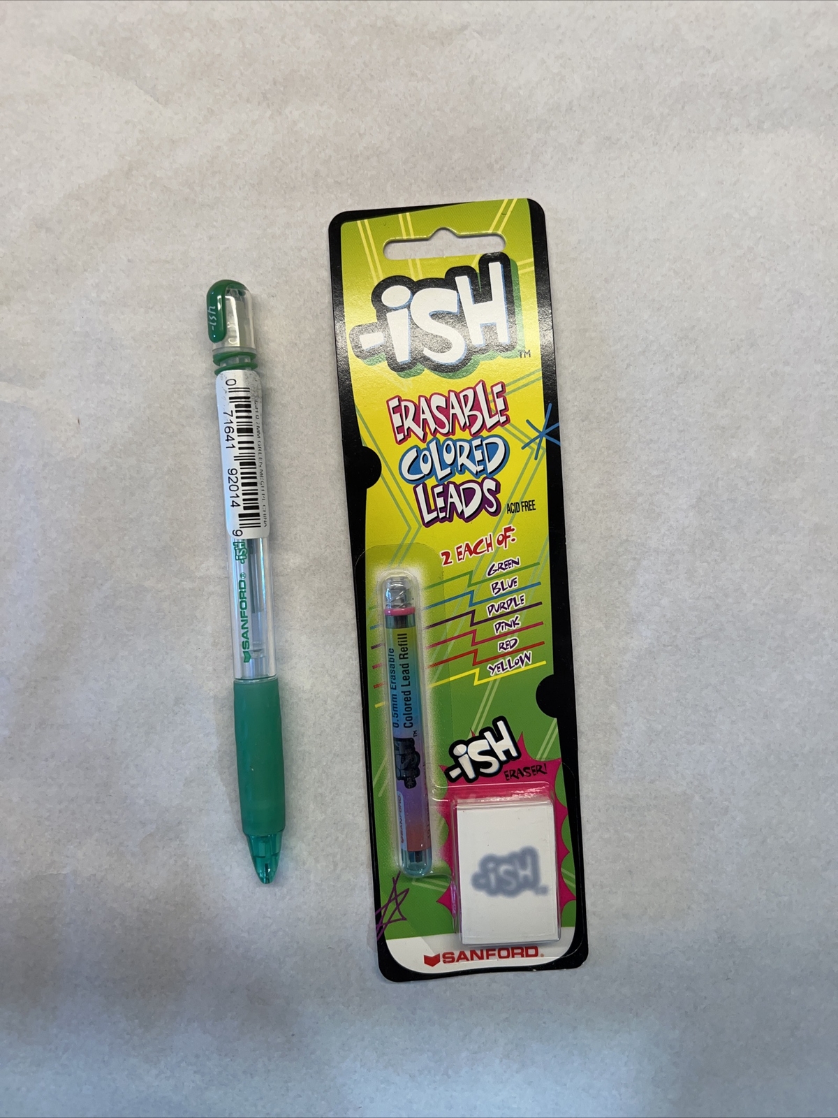 W/ 12 Colored Lead Refills & Eraser