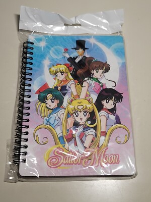Sailor Moon Girls Group Mercury Mars Venus Jupiter Spiral Notebook Anime 