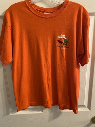 SIGNING TIME T-Shirt Unisex Youth Size Large Bright Orange