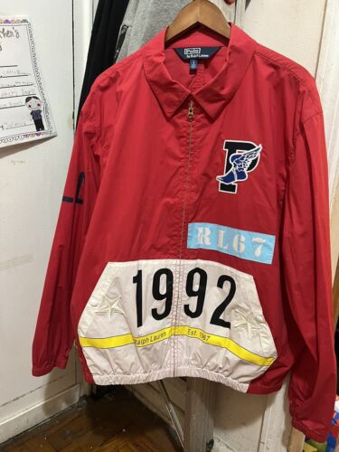 VINTAGE POLO RALPH LAUREN STADIUM 1992 93 JACKET RED | eBay VINTAGE POLO RALPH LAUREN STADIUM 1992 93 JACKET RED | eBay
