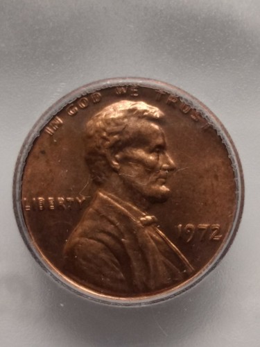 1972 ICG MS-63 RD Lincoln Memorial Cent (Doubled Die)