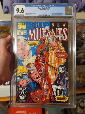 NEW MUTANTS #98 CGC 9.6. 1ST APPEARANCE OF DEADPOOL. EXCELLENT COLOR ON THIS ONE