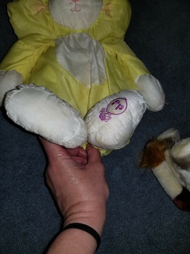 Vintage Fisher Price Yellow Puffalump Kitty Cat Kitten 1986 #8002 no dress