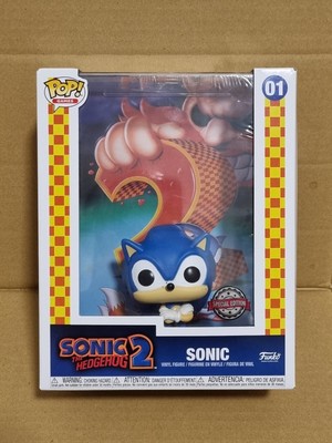 Funko Pop Games Sonic The Hedgehog Game Cover #01 Vinyl Figure SE MINT RARE HTF