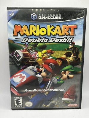 Mario Kart: Double Dash!! (Nintendo GameCube, 2003) No Manual Mint Disc!
