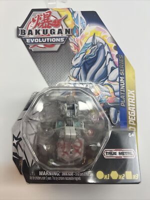 Bakugan Evolutions Platinum Series Diamond Neo Pegatrix True Metal Figure New