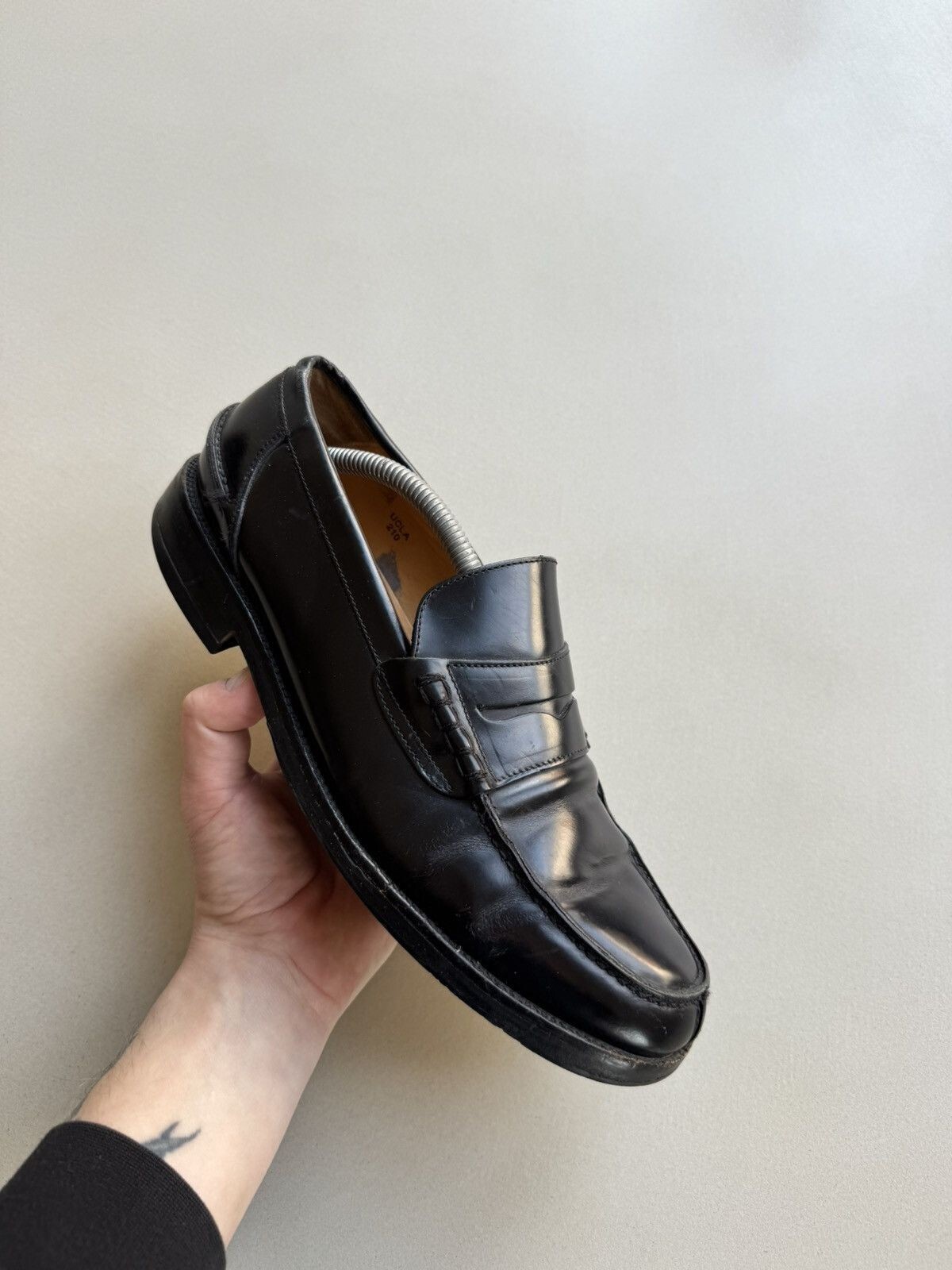 靴 jiniwu y2k black melt opium loafer JINIWU melt loafer | AIsance