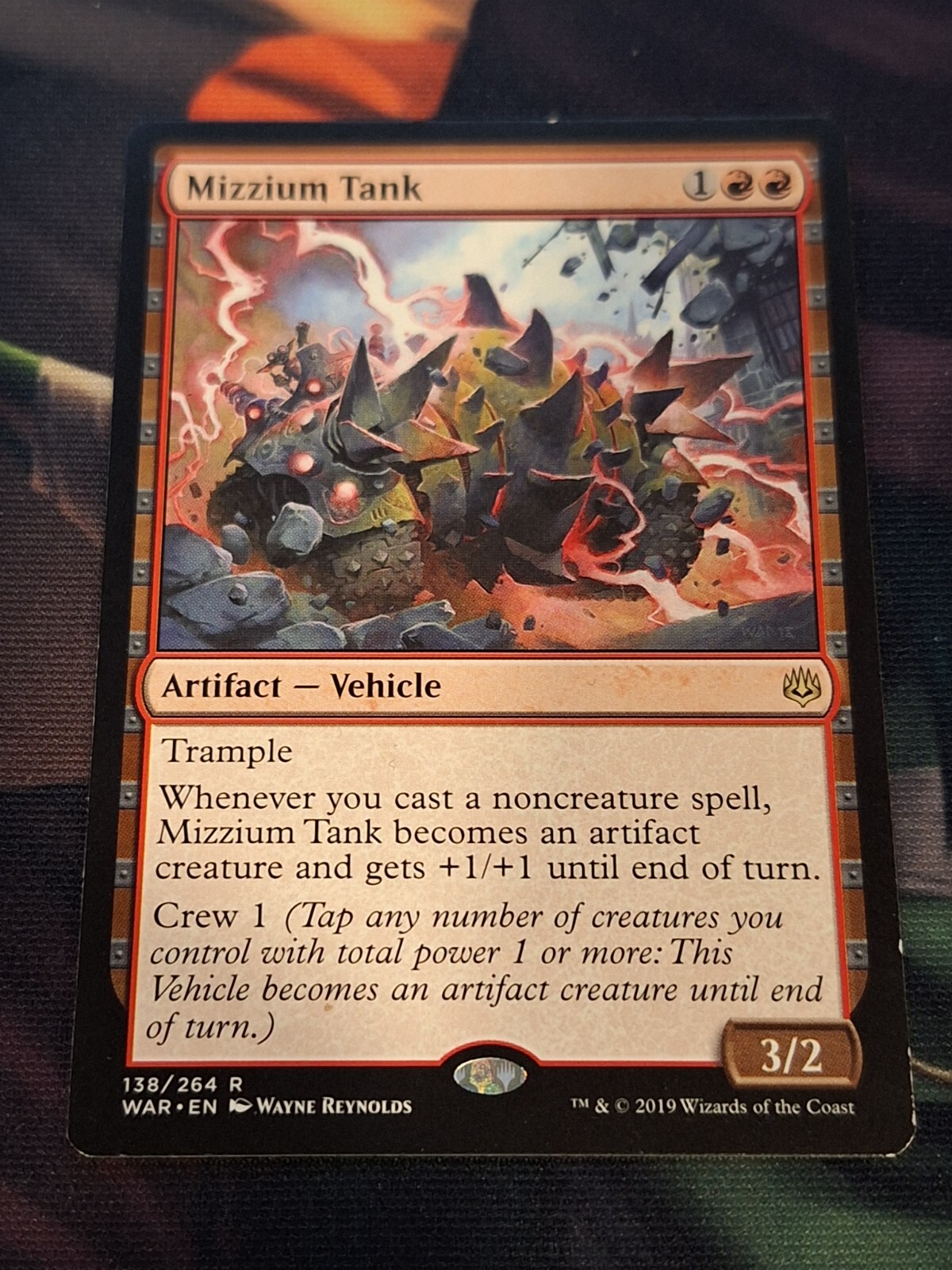Mizzium Tank - War of the Spark Magic the Gathering MTG Nice