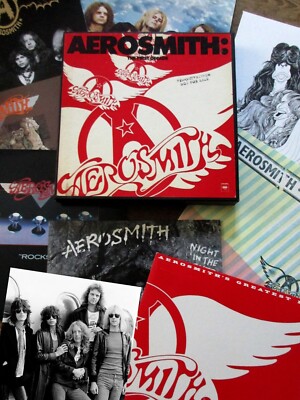 AEROSMITH - The First Decade (1982) 9 x Vinyl, WLP - Boxed Set - Promo - Rare NM