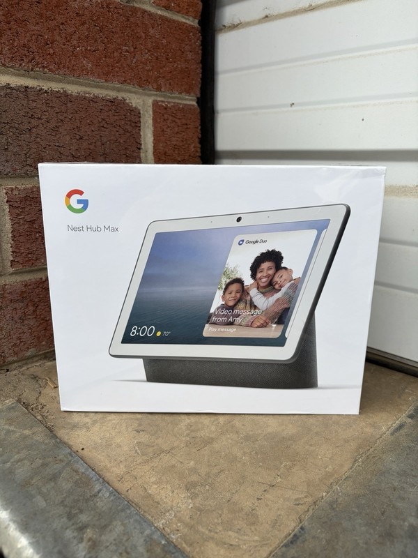 Google Nest HUB MAX Smart Display CHARCOAL - NEW SEALED