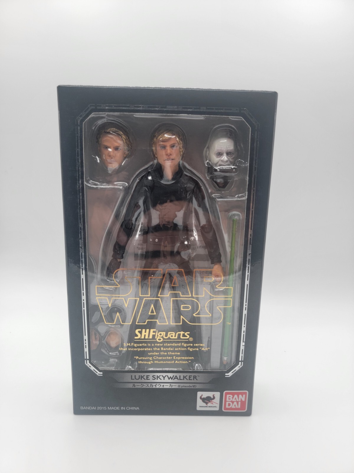 Bandai S.H.Figuarts Luke Skywalker (Episode VI) – Star Wars Episode 6 Return Of The Jedi Actionfigur, Ca. 14 Cm, Beweglich