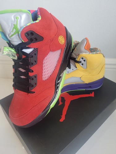 Air−J AJ-SOLAR16W OR ORANGE Nike Air Jordan 5 Retro SE 'What The' Maize Solar Orange